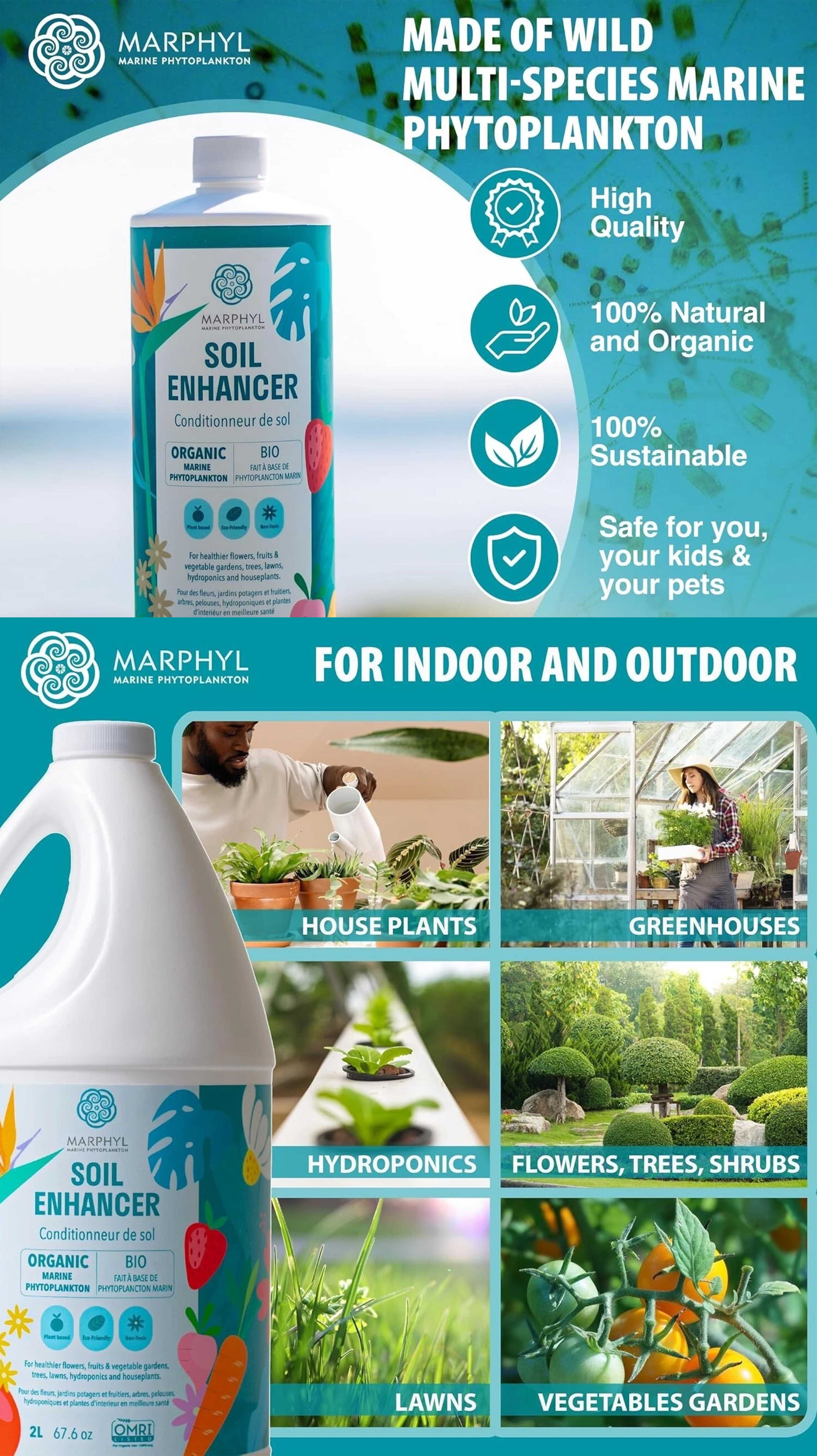 MARPHYL Organic Liquid Fertiliser – 500ml
