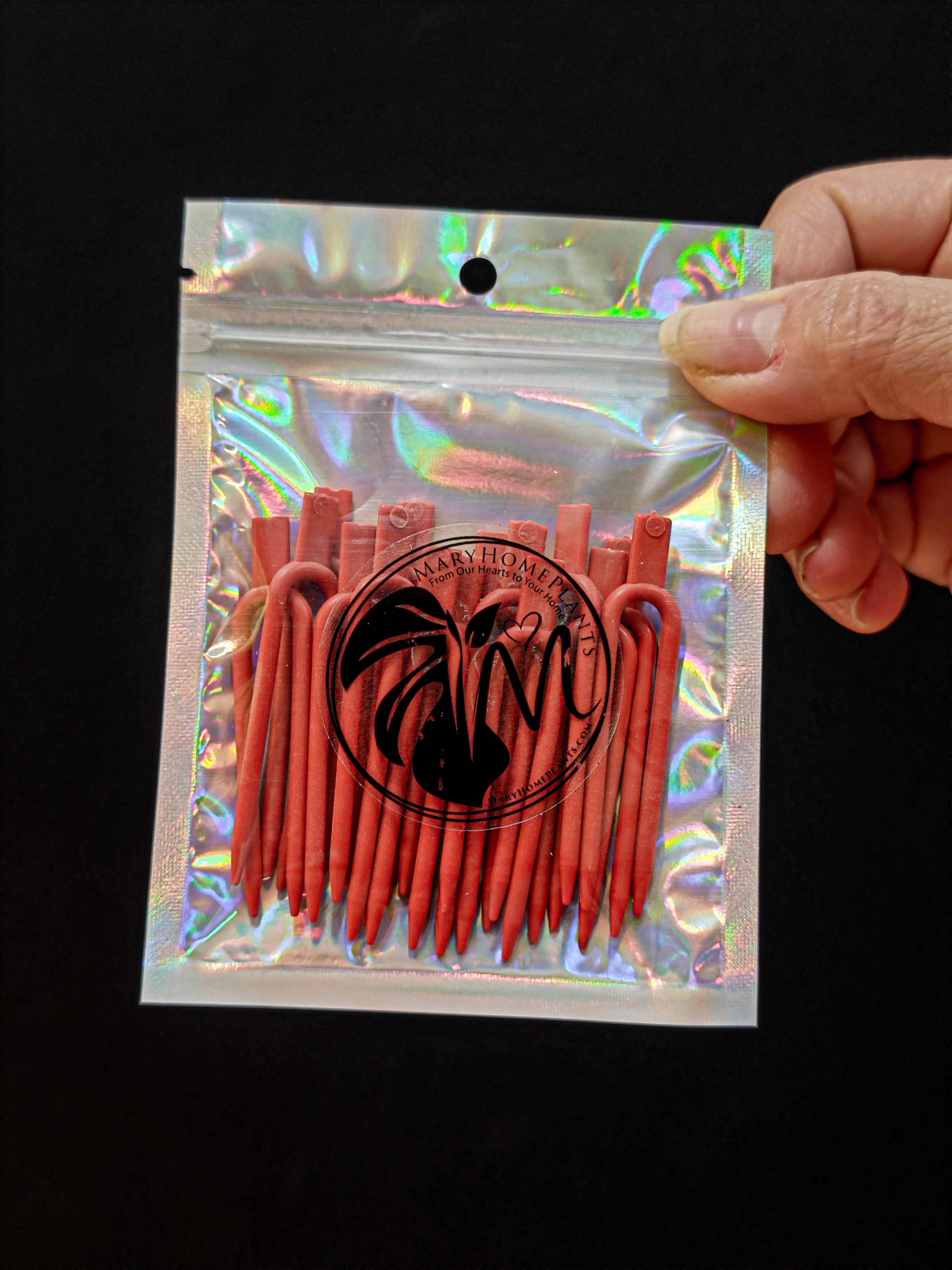 15pcs plant orchid clips transparent (copy)