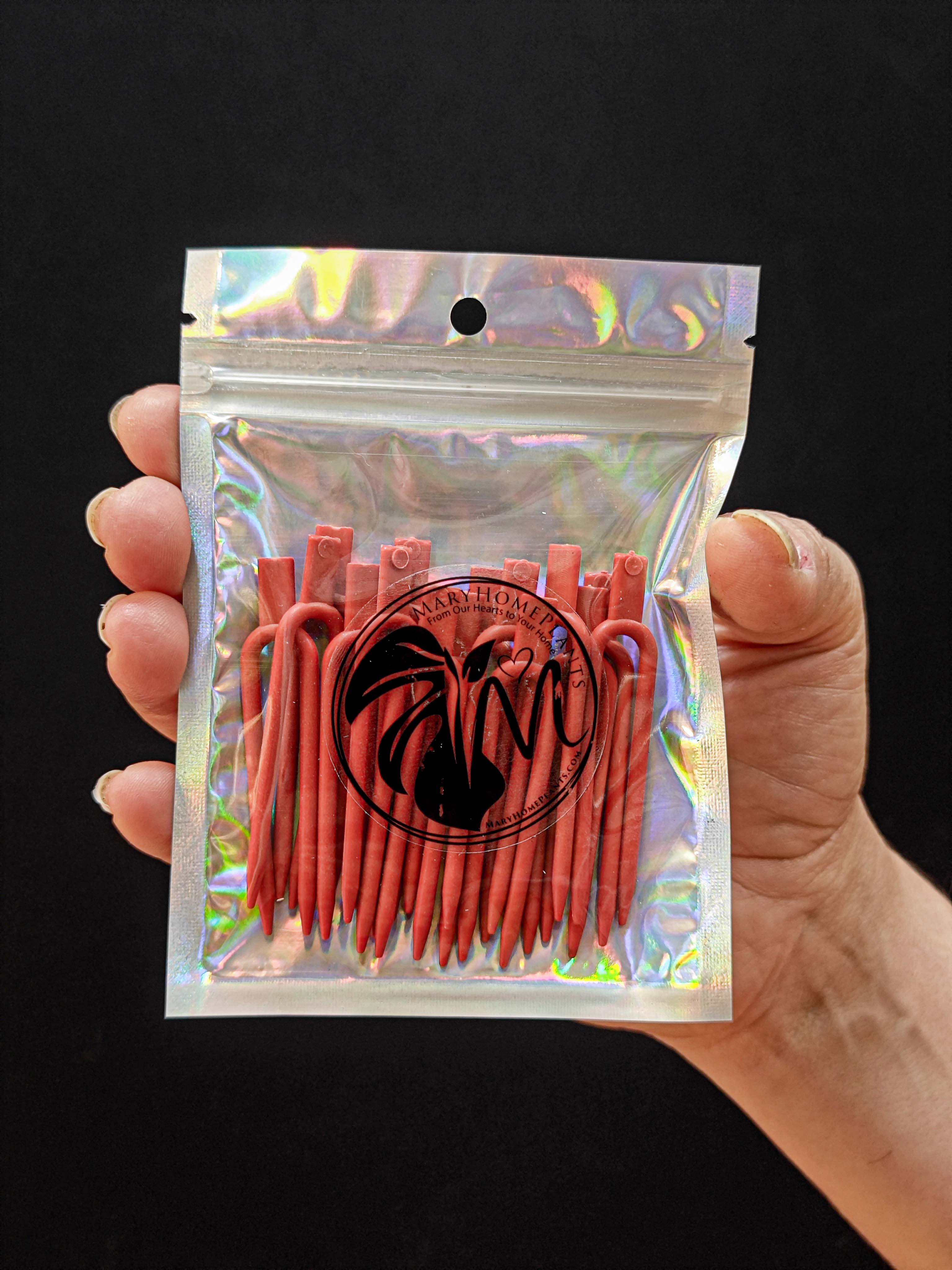 15pcs plant orchid clips transparent (copy)
